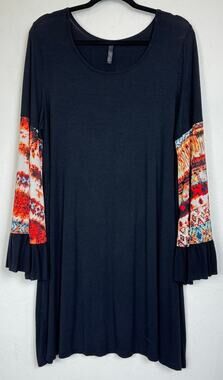 Voll Long Sleeve Knee Length Dress Women's Size L/XL